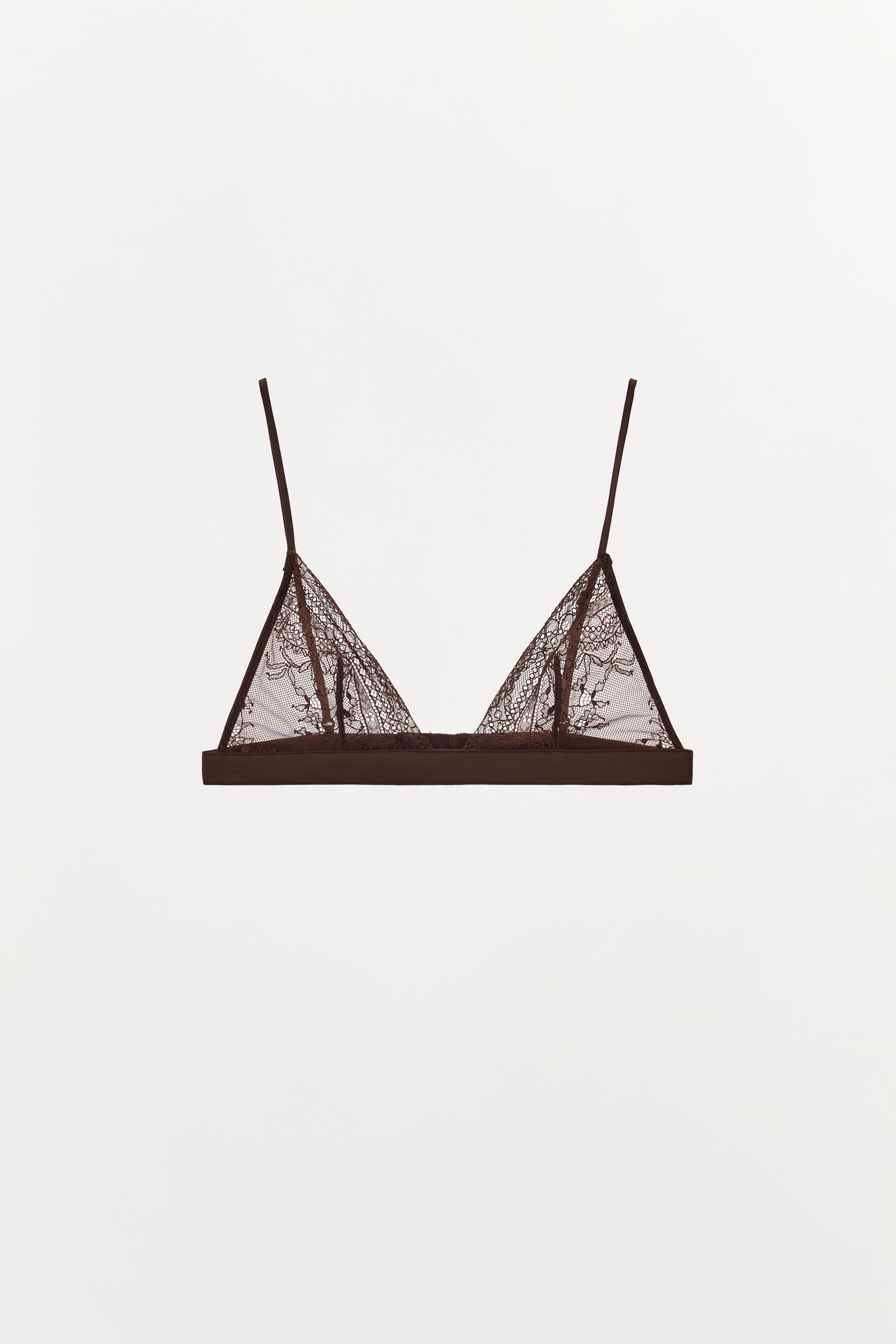 TRIANGLE LACE BRA